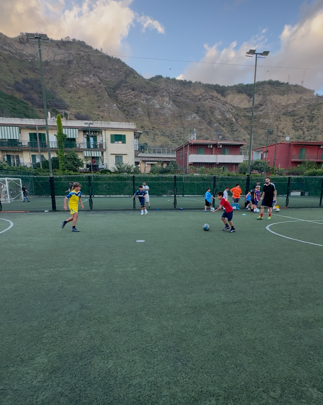 Allenamento individuale in campo