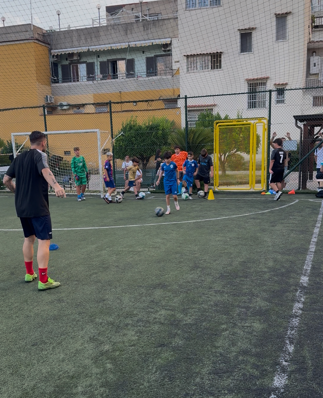 Partita di calcio tra bambini
